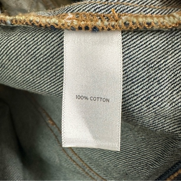 Melrose and Market Distressed Denim Jacket size Small - Picture 6 of 7